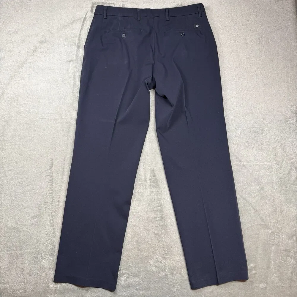 Lot Of 3 Men’s Chino‎ Pants 36x34 Blue Cotton Classic And Athletic Fit Office
